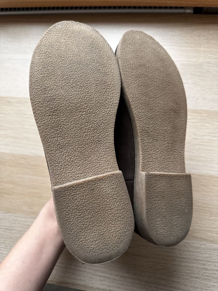 Sztyblety zamszowe dla chłopca r. 35, buty wiosenne/jesienne