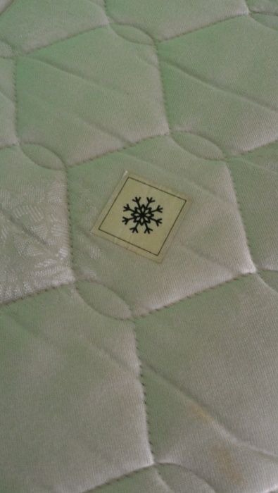 Duże łóżko 264cm x 124cm + materac dwustronny zima/lato 240cm x 120cm