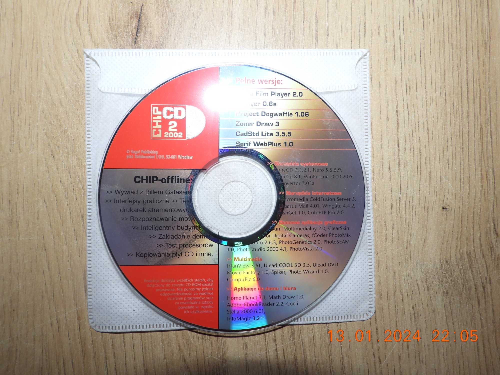 CHIP numer 2/2002 -CD