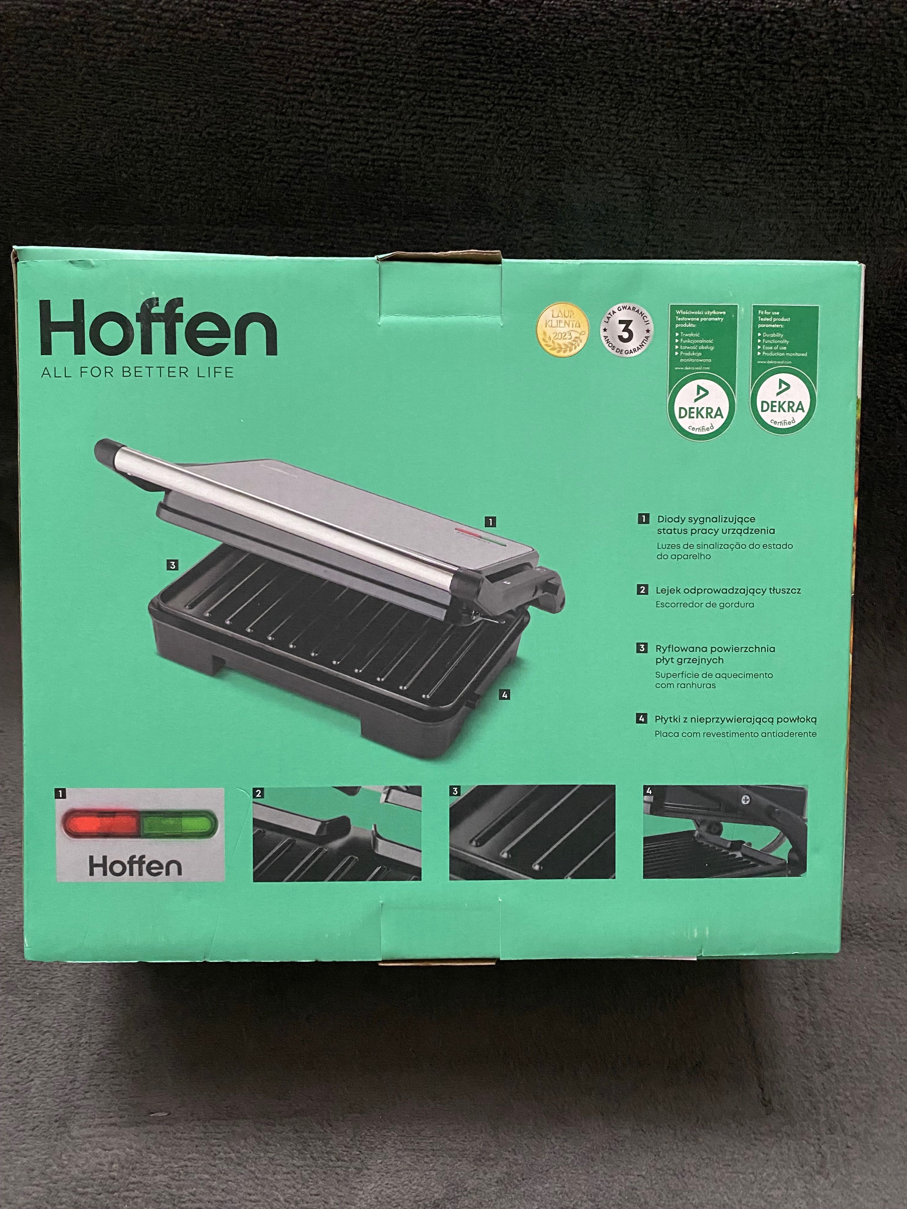 Grill elektryczny Hoffen.