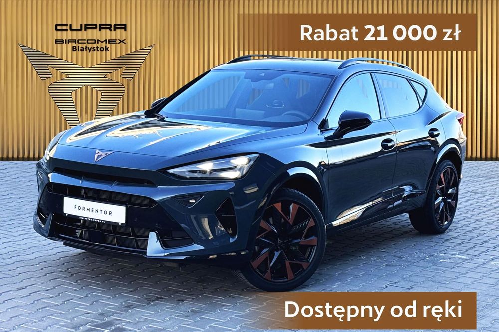 Cupra Formentor 2.0 204KM DSG 4Drive, Sennheiser "od ręki" Rabat ponad 21.000zł