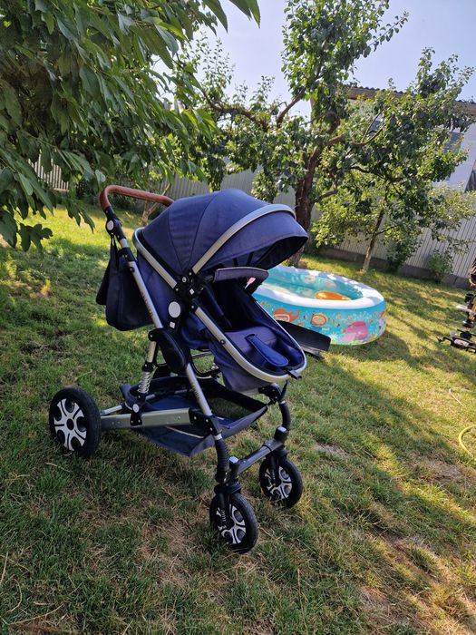 Терміново Коляска 3 в 1 дитячий візок люлька прогулка автокрісло