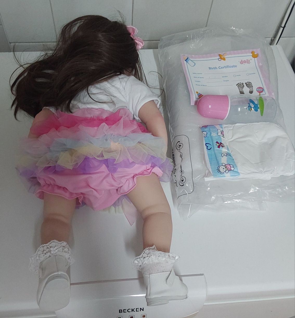 BONECA REALISTA REBORN,SILICONE MACIO,Corpo em tecido.Quarto,Sala.Casa