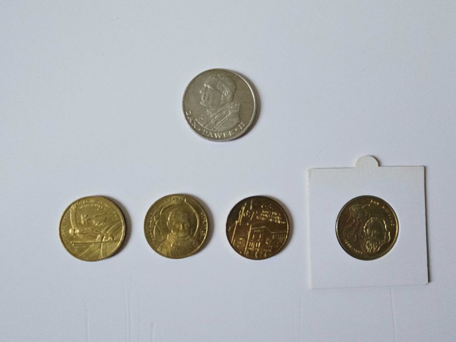 1000 zł Jan Paweł II 1982 srerbne plus 2 zł