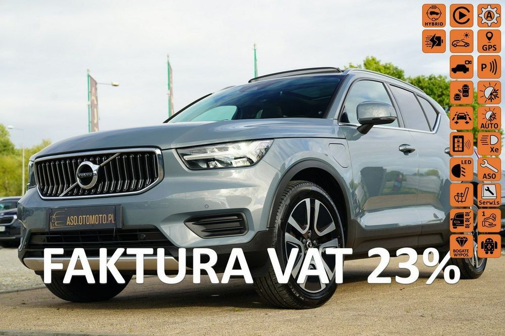 Volvo XC 40 RECHARGE nawi ful led SKÓRA panorama HARMAN KARDON el.klapa kamera hak
