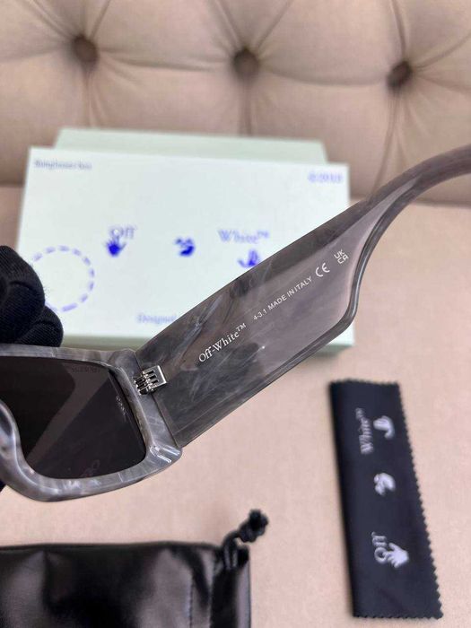 Мужские очки Off White темные очки Офф Вайт солнцезащитные очки g246