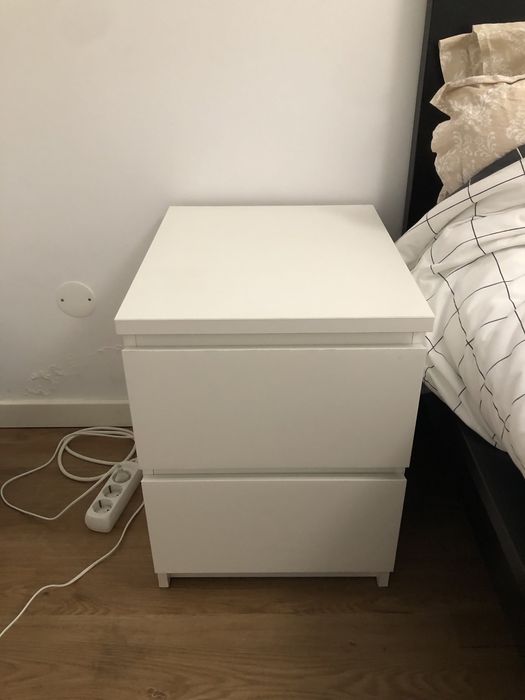 Comoda Malm com 2 gavetas