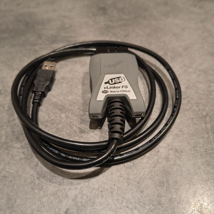 Interfejs Vgate vLinker FS USB FORScan Ford FEPS MS CAN MIC3322 OBD2