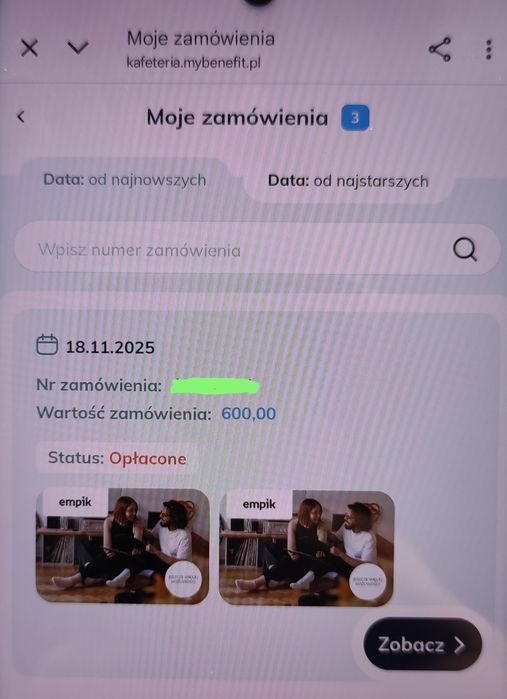 Bon, karta podarunkowa 600 pln