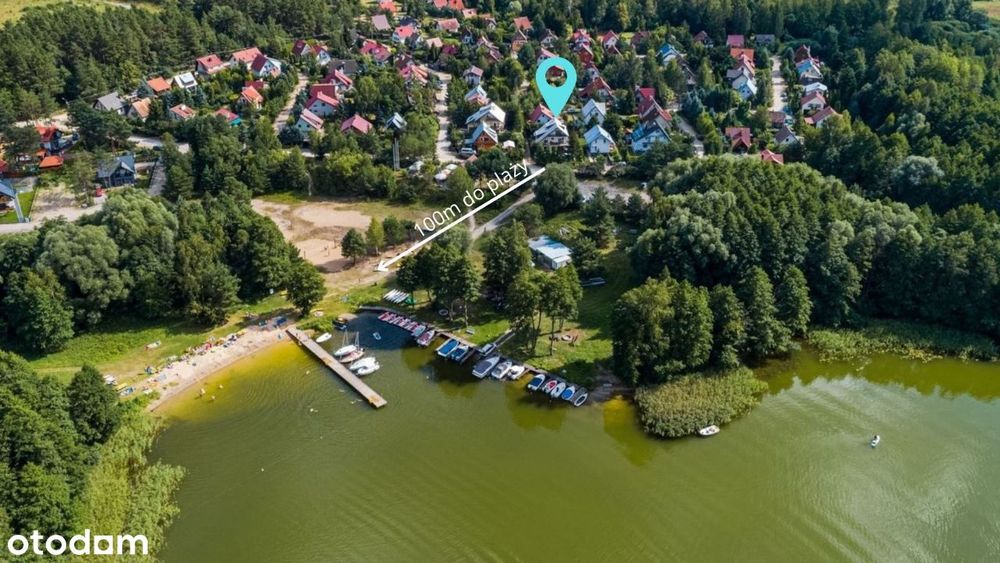 Sprzedam dom w Zalesie.Plaża i port jachtowy.Jezioro Tajty.