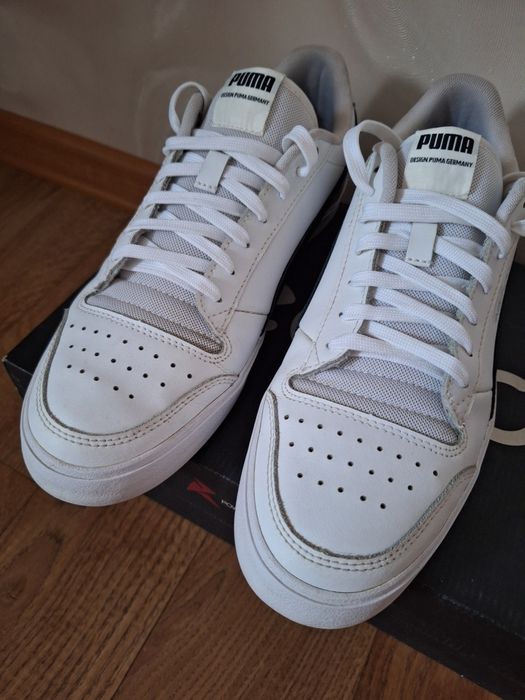 Кроссовки Puma Ralph Sampson. Кроссовки белые мужские. Кеды, кожаные