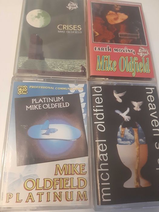 Mike Oldfield - kasety | Heaven's Open, Crises, Earth Moving, Platinum