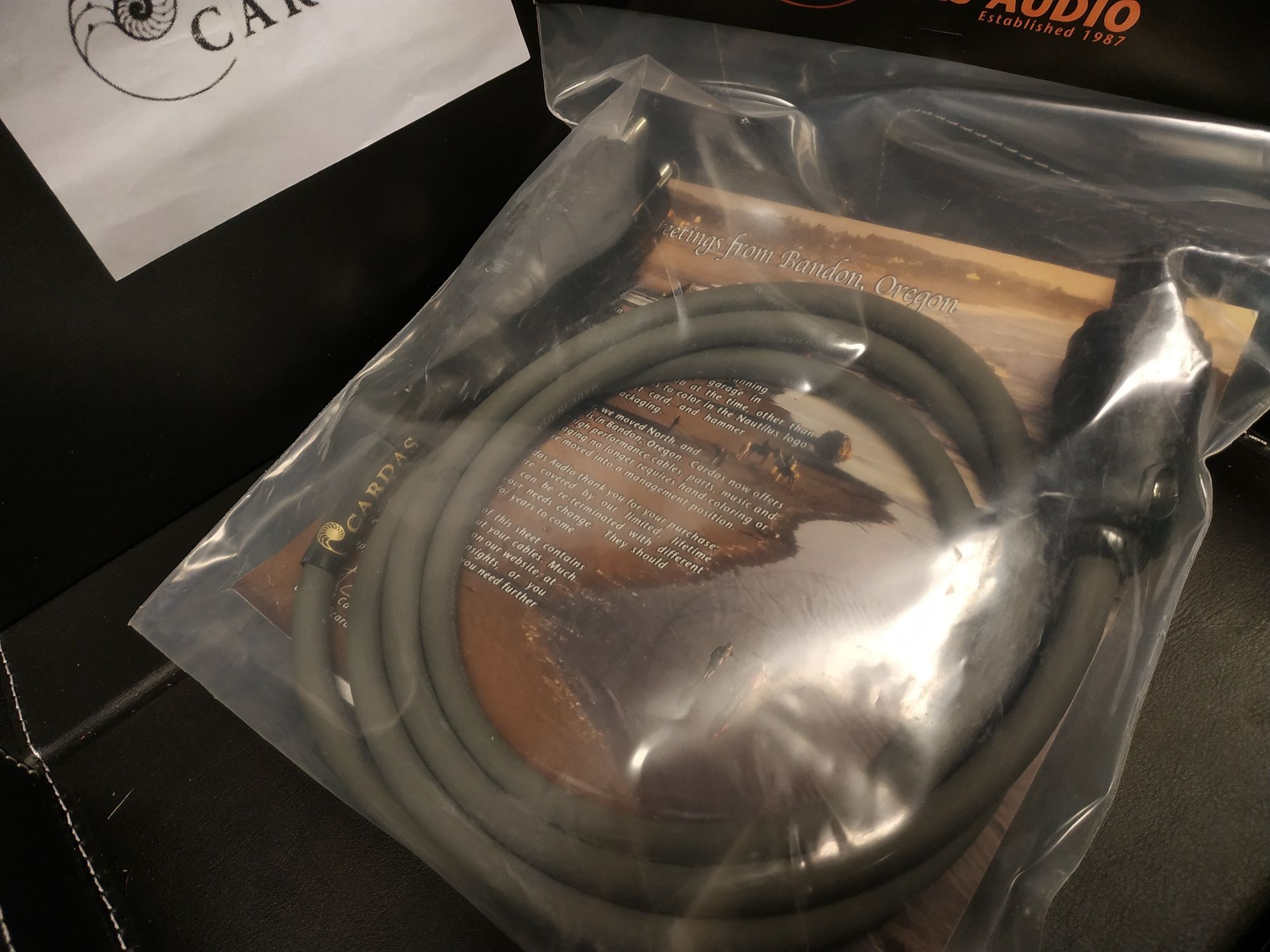 Cardas Iridium kabel przewód zasilający Trans Audio HiFi