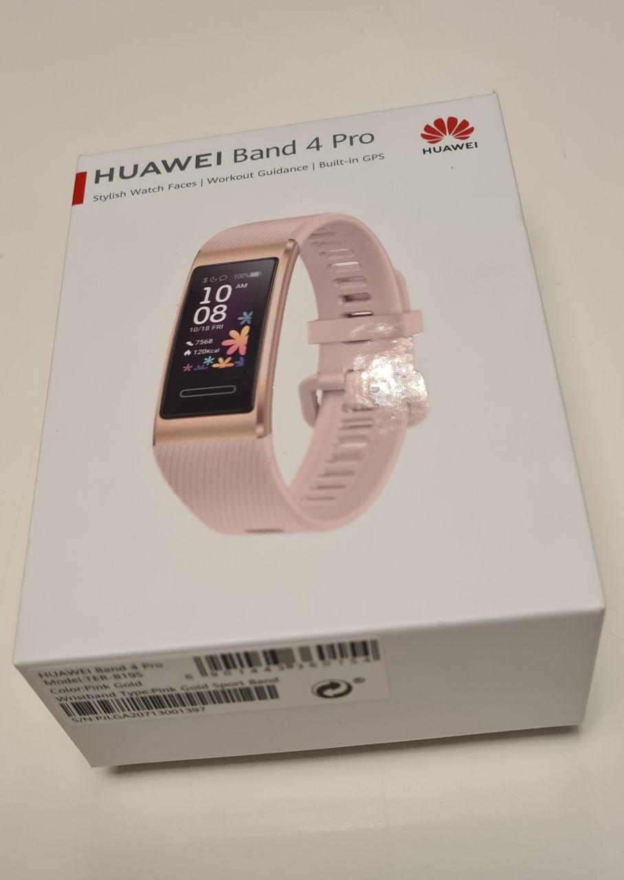 Huawei Band 4 Pro Pink Gold Różowy