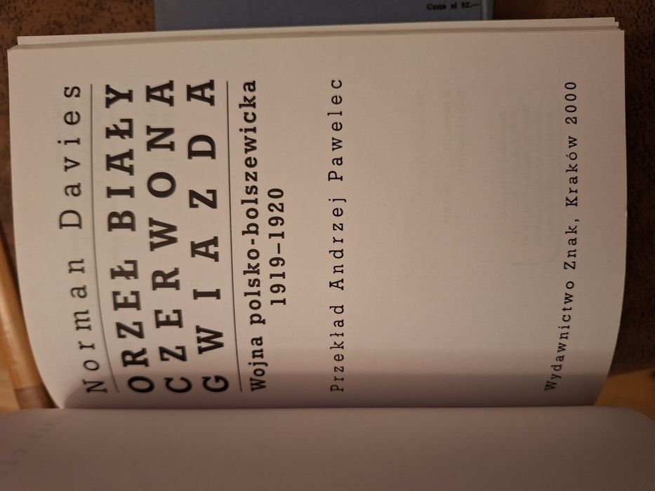 Norman Davies Orzeł biały czerwona gwiazda