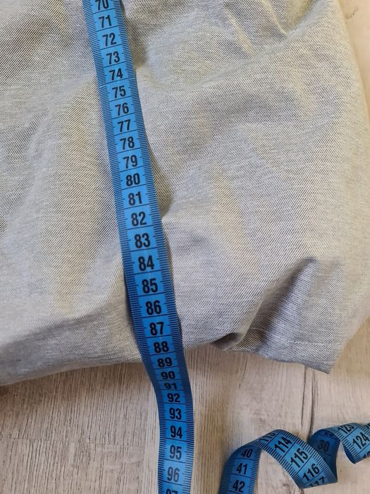 Плащ пуховик сірий, зимова куртка, зимовий плащ