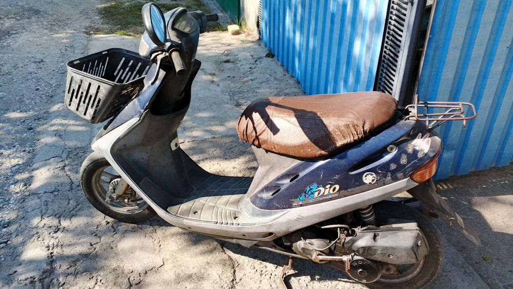 Хонда Діо на ходу