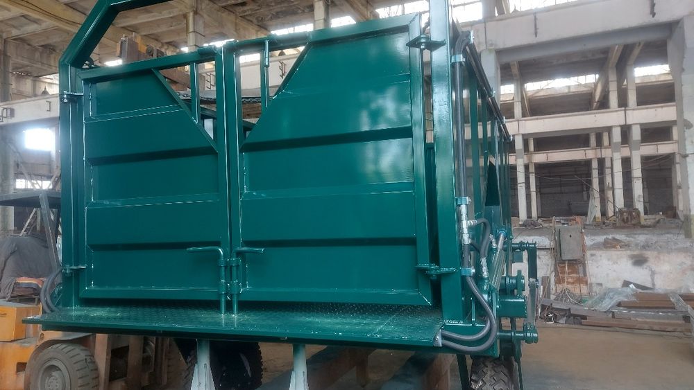 Прицеп  трап тележка для перевозки свиней, скотовоз