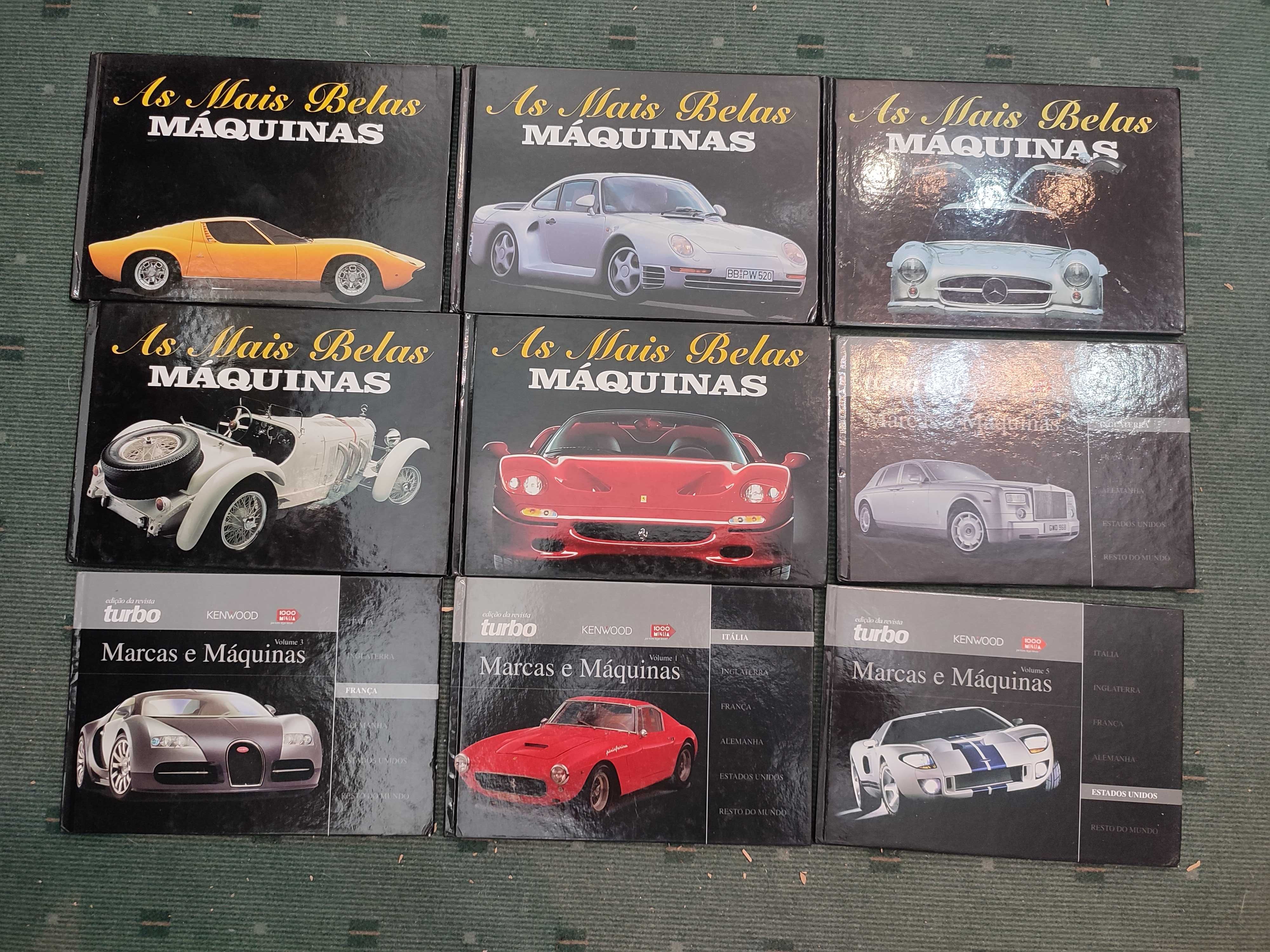 Lote 16 livros sobre Automóveis, sua História e Design