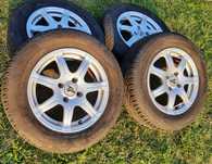 Opony letnie  Uniroyal + alufelgi R14 4x100