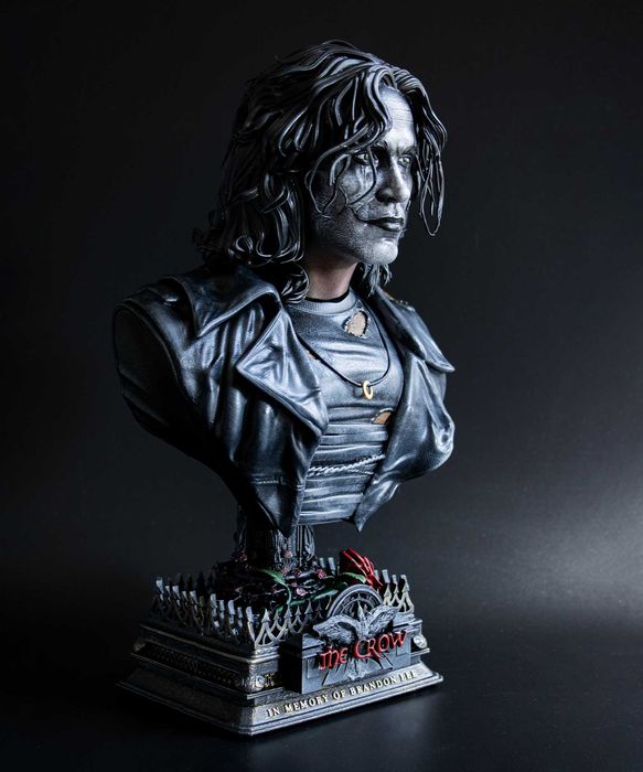 The Crow Kruk Brandon Lee Popiersie Ręcznie Malowane 1/4 Figurka