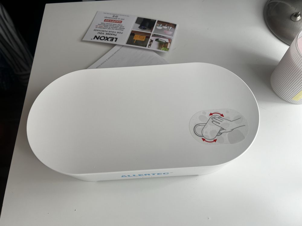 Ładowarka bezprzewodowa Oblio Box z dezynfektorem UV lexon nowa
