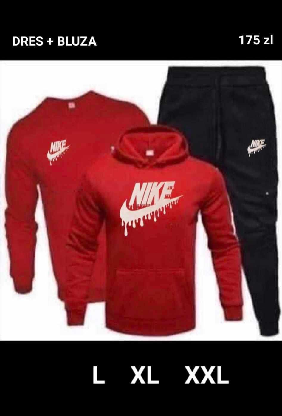 Dresy męskie Nike dwie bluzy i spodnie