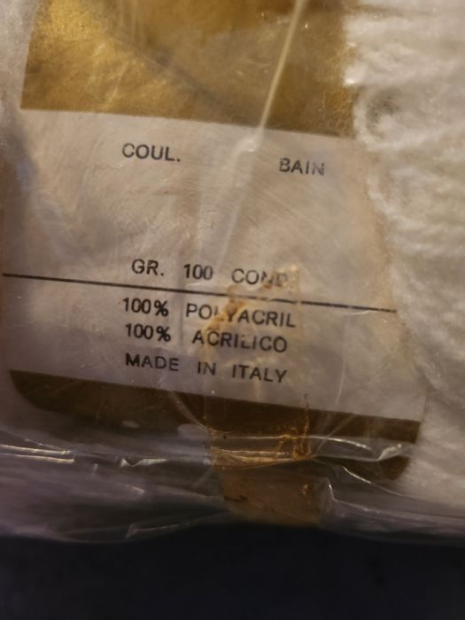 Moher włóczka 5 motkow nowe .Wlochy .z babci szafy .