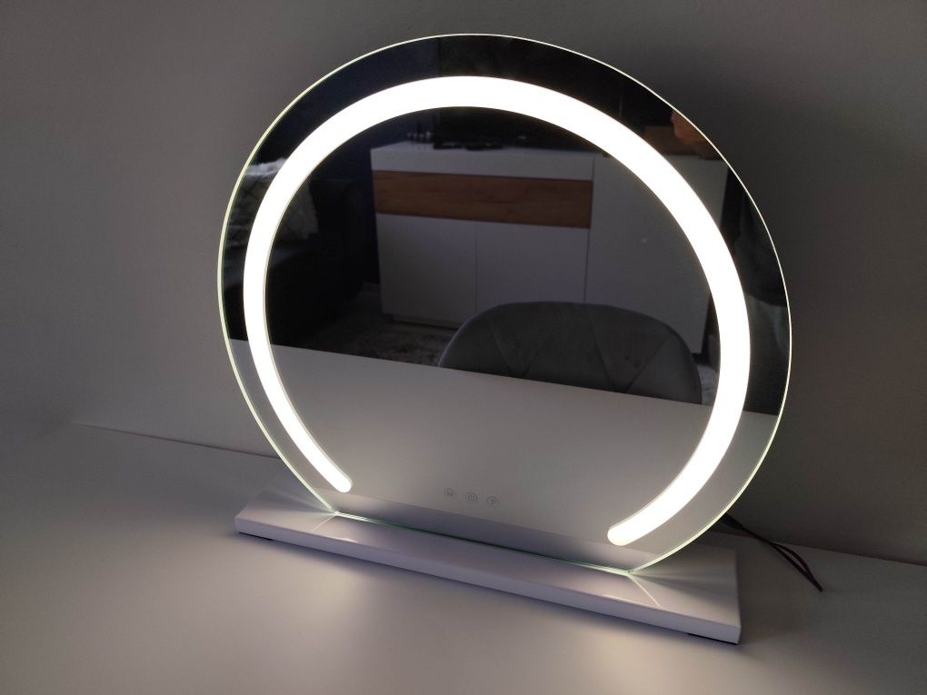 Lustro LED do makijażu 50cm Podświetlane Stan Idealny
