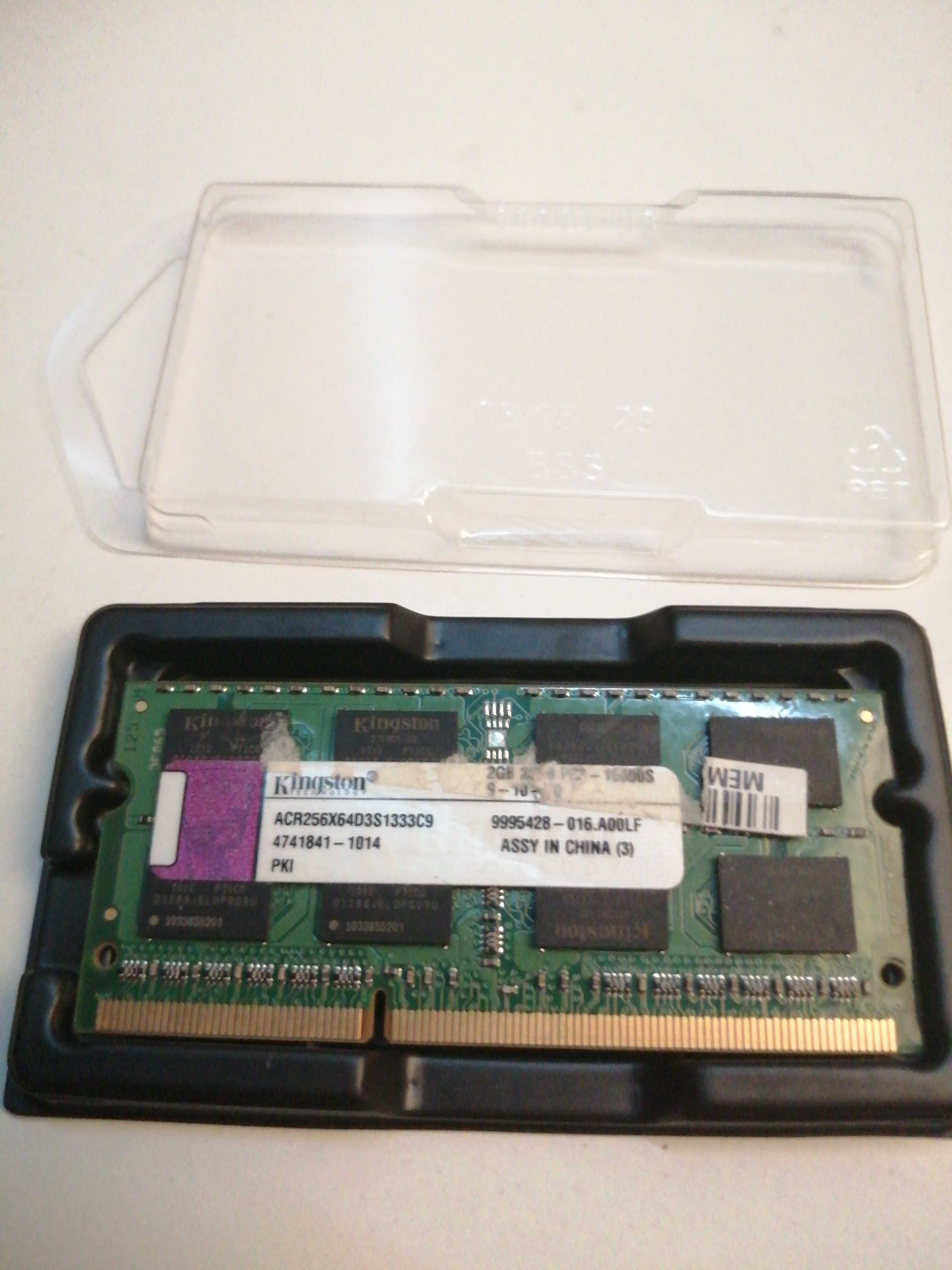 1x2GB sodimm pc3 10600S  - RAM 2GB Kingston (Envio incluido)