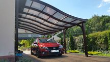 Carport przyścienny, wiata model w linii S