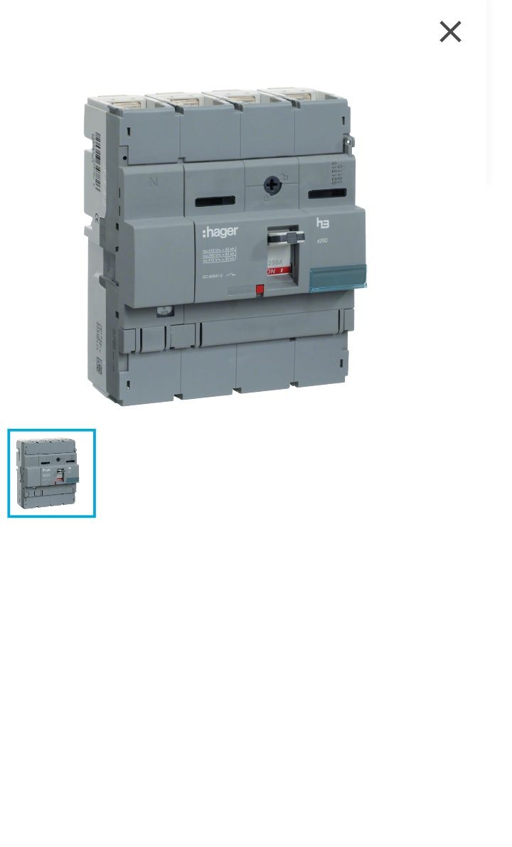 Hager/interrpt geral x250