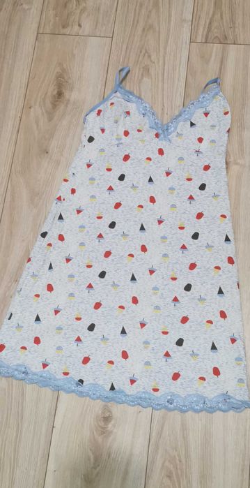 Koszula nocna Carry na szelkach, rozmiar M, motyw lody