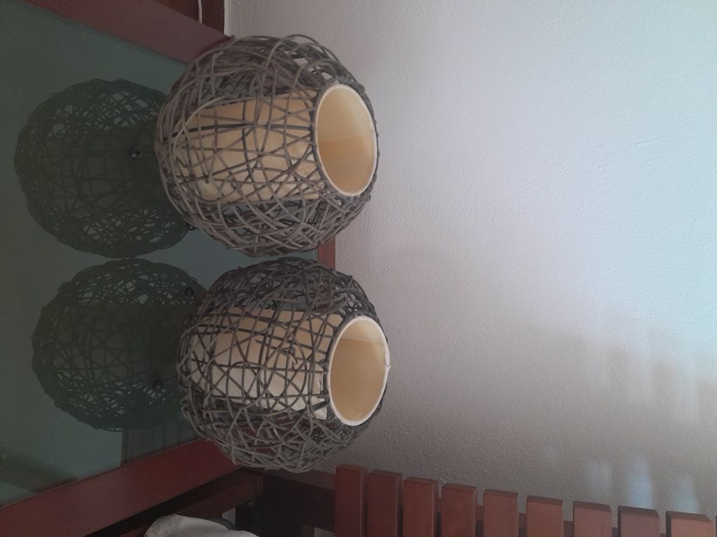 Conjunto de candeeiros