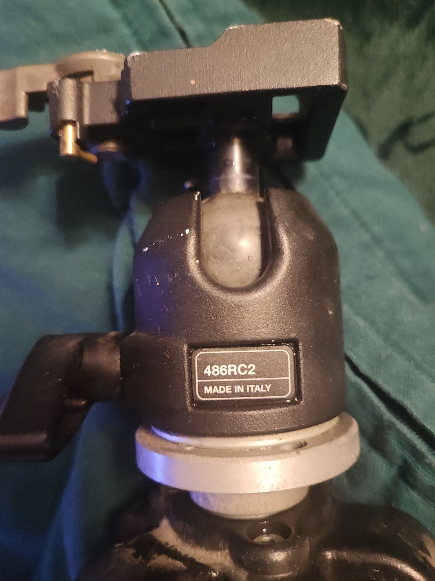 Statyw Manfrotto 055XPROB z głowicą 486RC2