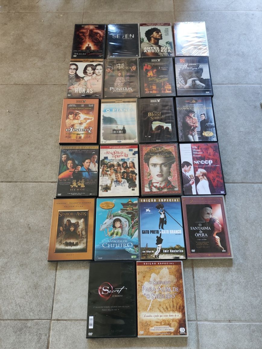 DVD's antigos de filmes