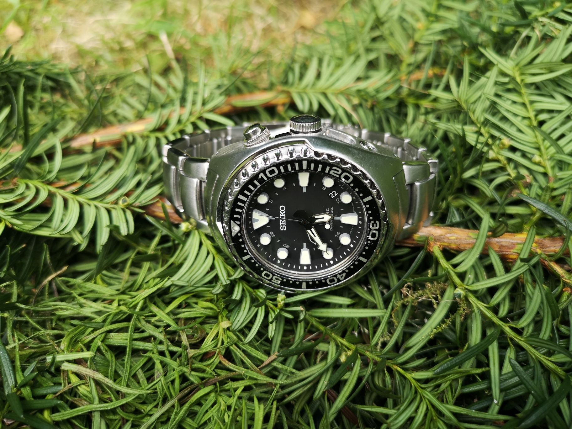 Japoński Zegarek kwarcowy Seiko Kinetic SUN019P1 szkło szafirowe kompl