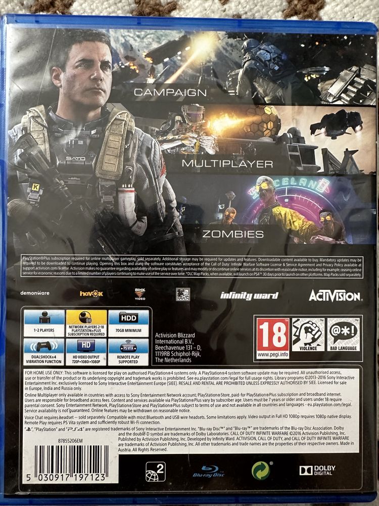 Call Of Duty Infinite Warfare PS4