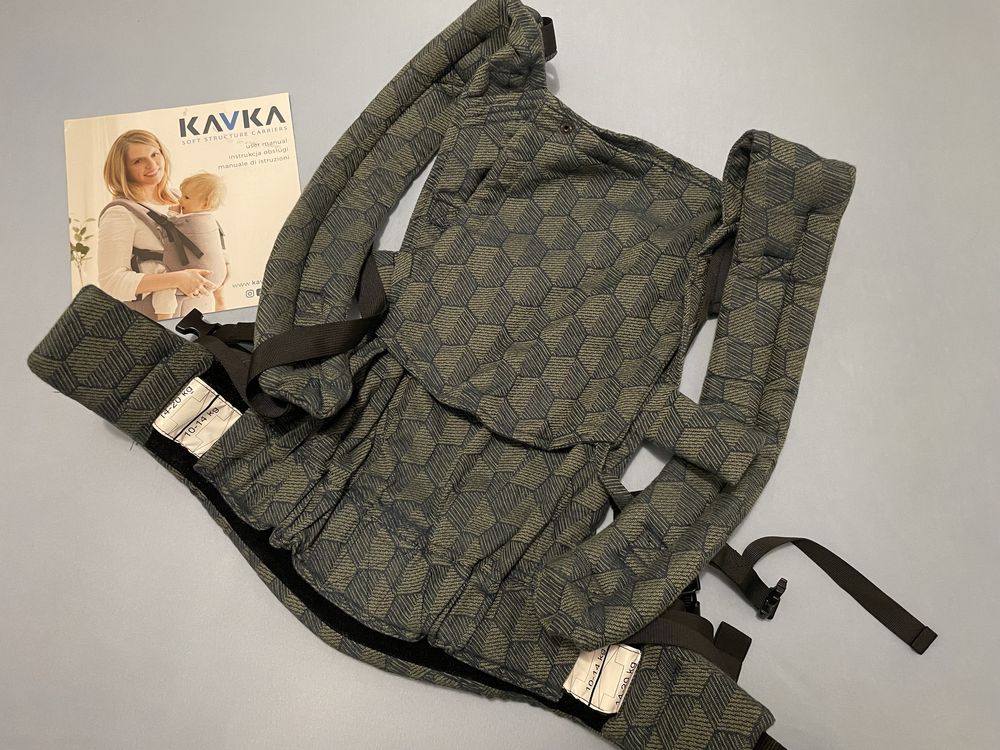 Nosidełko KAVKA multi-age JAK NOWE khaki shade premium stan idealny