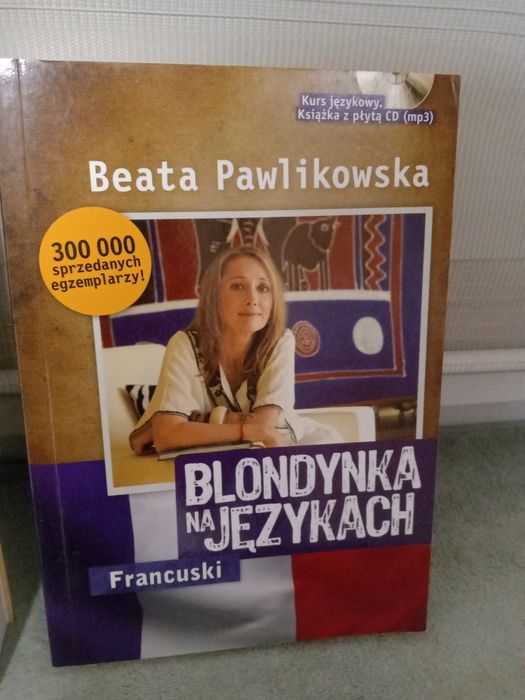 Blondynka na językach , francuski + CD. Beata Pawlikowska.