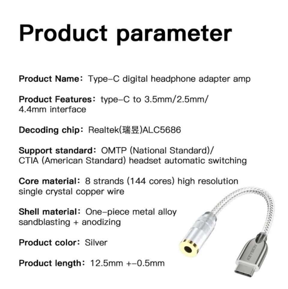 ⇒ Keysion HiFi DAC - это ЦАП на Realtek ALC5686 с выходом 2.5/3.5/4.4