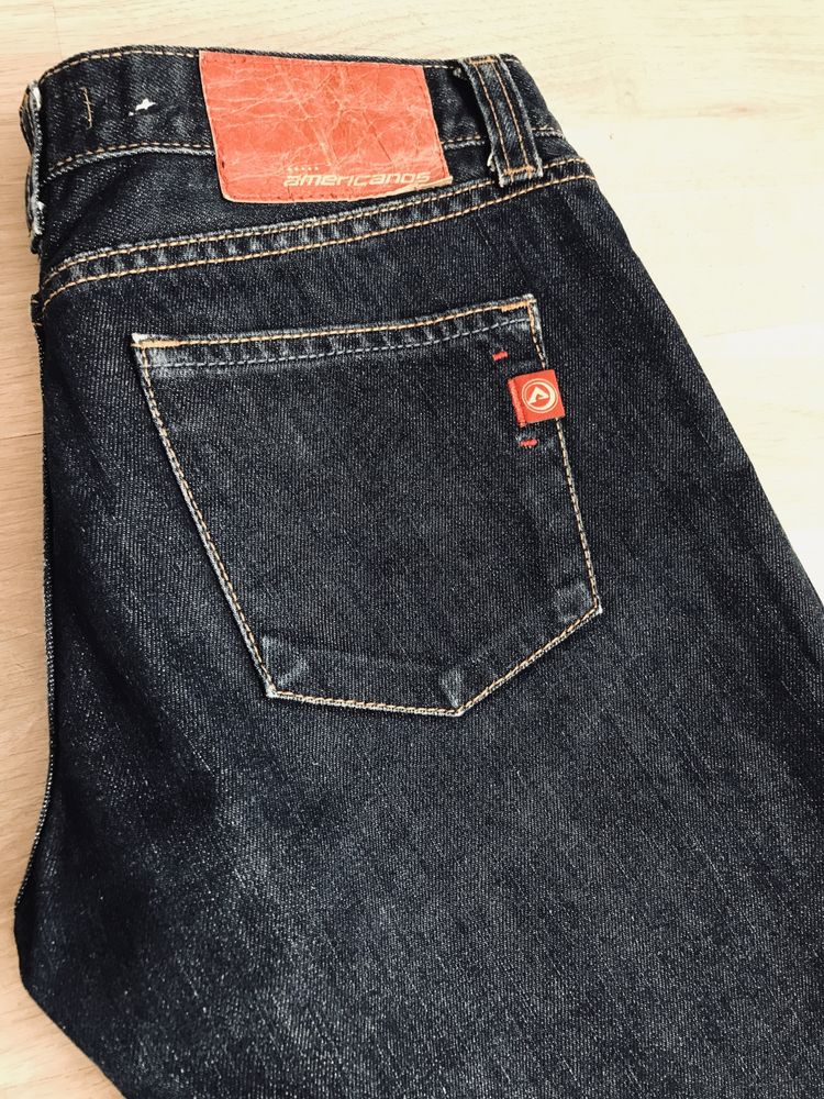 Spodenki Americanos jeansowe młodzieżowe unisex