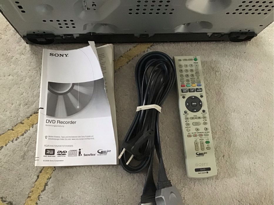 Odtwarzacz dvd z dyskiem 160gb Sony rdr hx-275