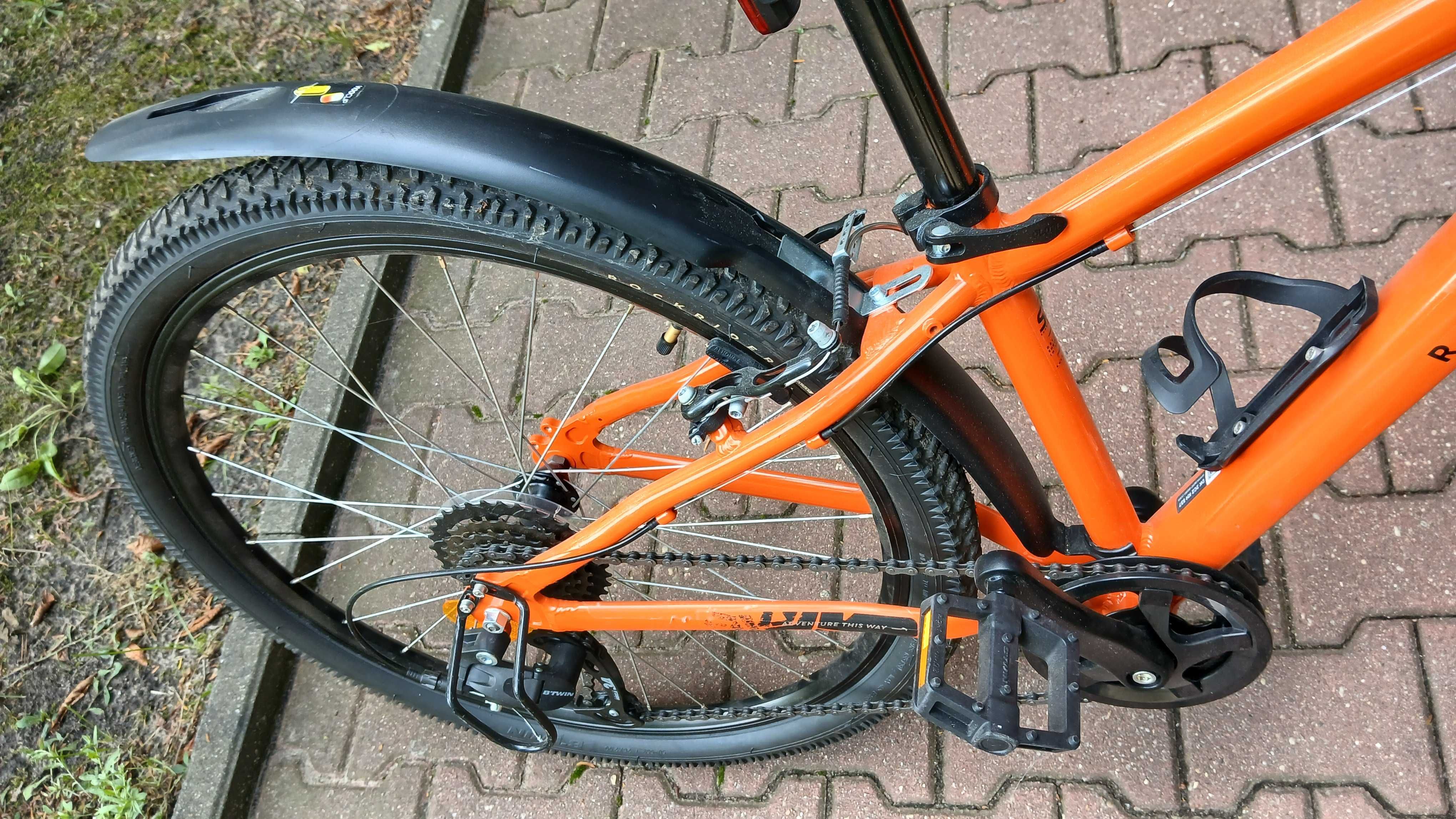 Rower górski MTB dziecięcy Rockrider st 500 + kask