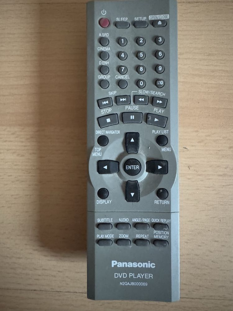 dvd cd player panasonic czarny odtwarzacz