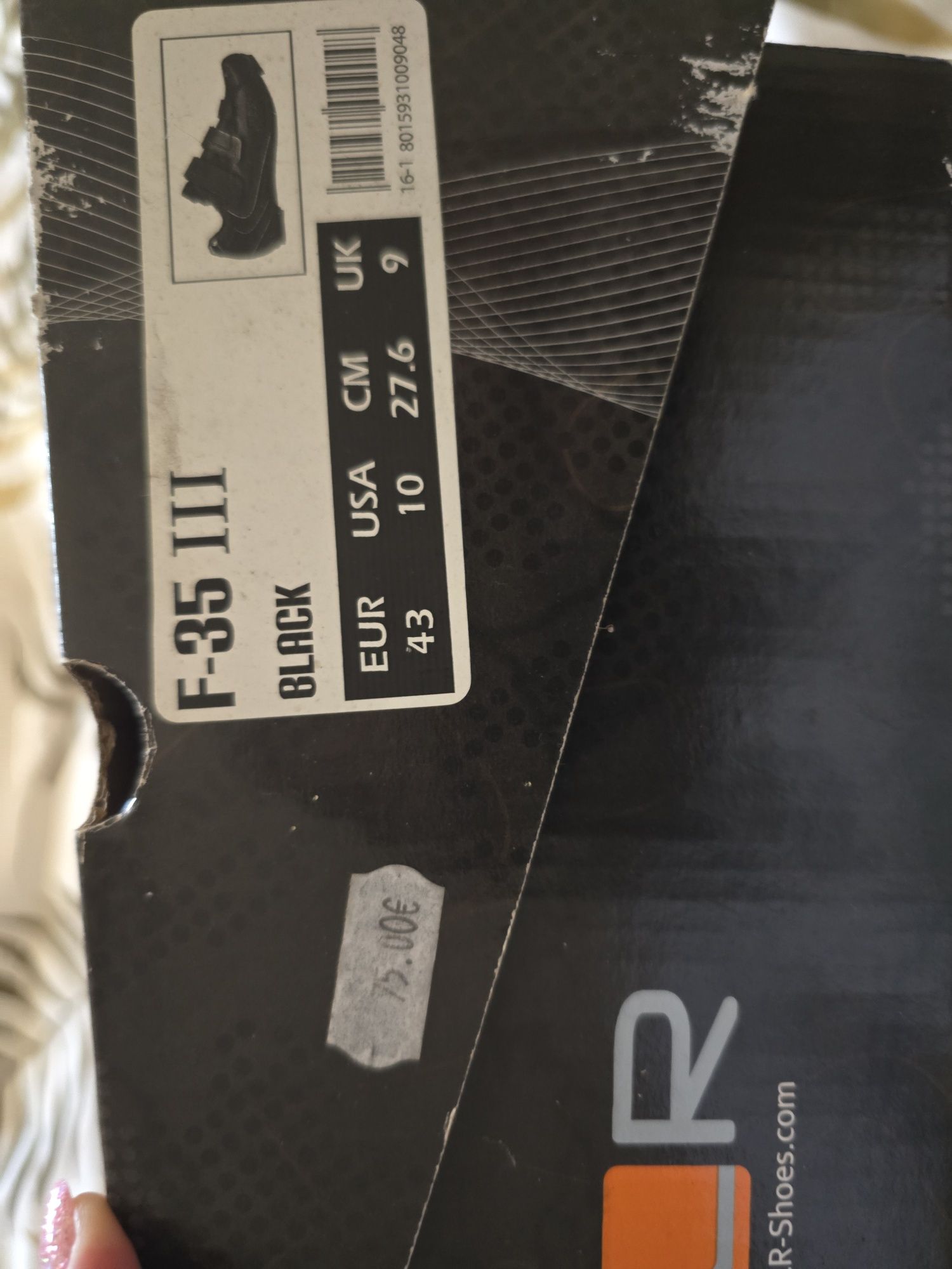 Sapatos de bicicleta FLR F-35 III — Novos na caixa (Tamanho 43)