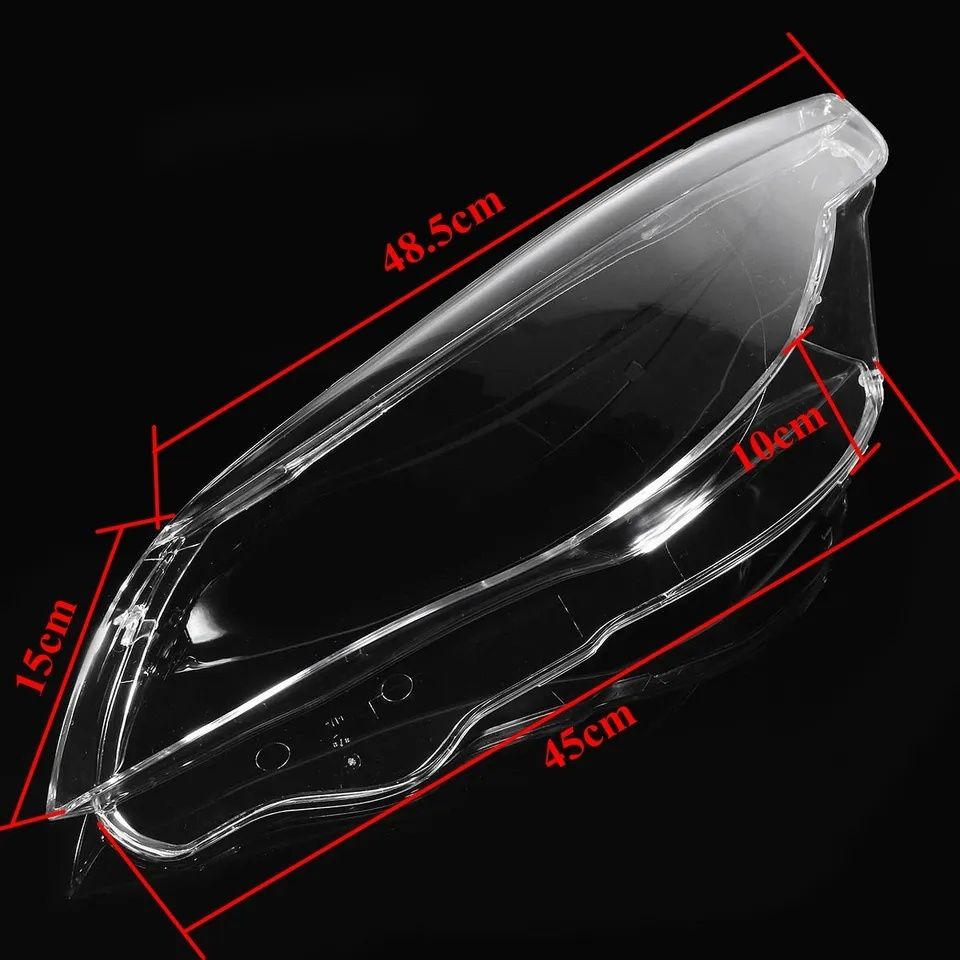 Vidro capa lente farol ótica bmw E60 E61 serie 5 de 2003 a 2010