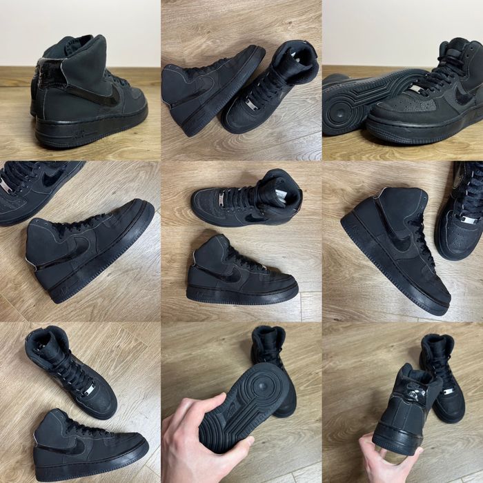 Продам БОМБЕЗНІ жіночі кросівки Nike Air Force 1 High Black