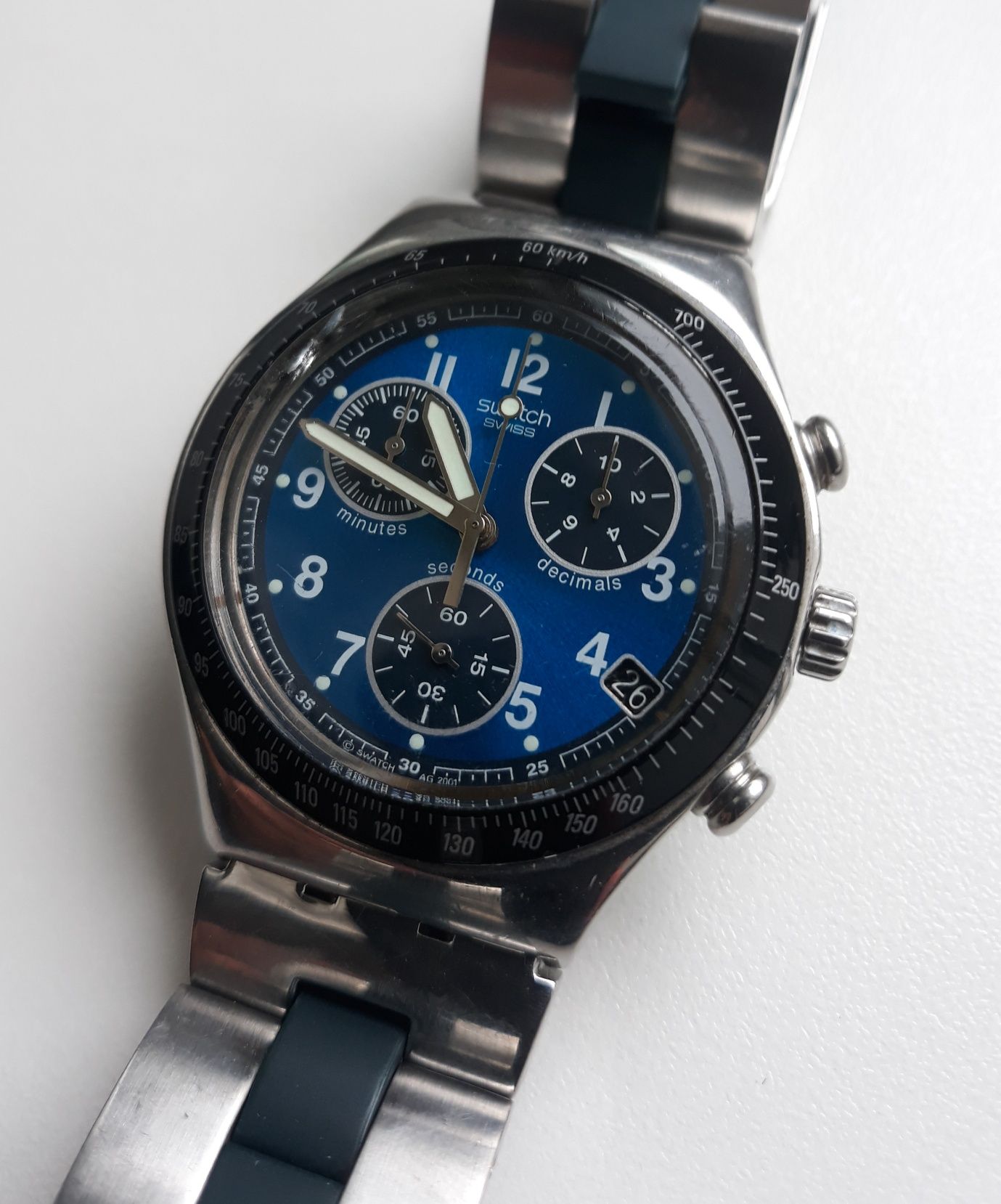 Swatch Irony Chronograph Boxengasse  2001r