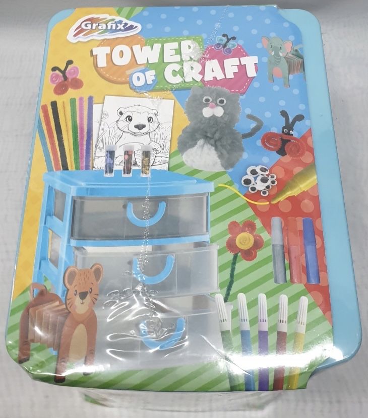 Oryginalny organizer na biurko Grafix TOWER OF CRAFT